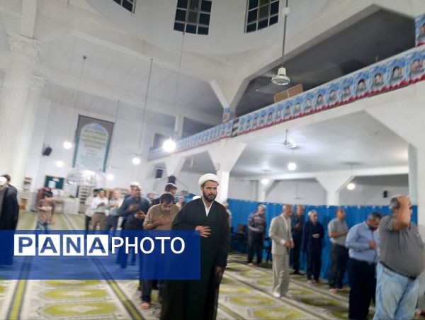 مراسم بزرگداشت شهدای دولت در مسجد جامع آشخانه