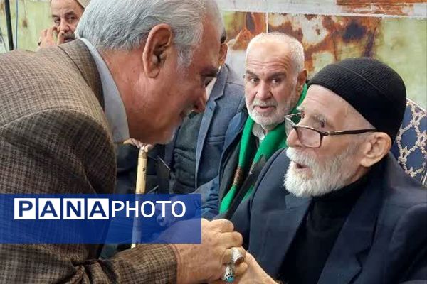 تجلیل از پیرغلامان و ستایشگران اهل‌بیت(ع) در آیین معنوی ایام فاطمیه در پیشوا