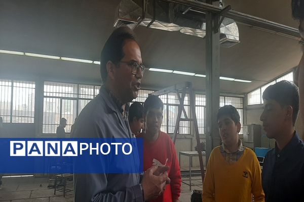 بازدید از هنرستان فنی حرفه‌ای دکتر علی شریعتی نیشابور
