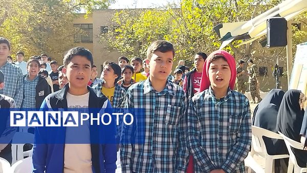 آیین افتتاحیه یادمان شهید دانش آموز اردوگاه باغرود نیشابور