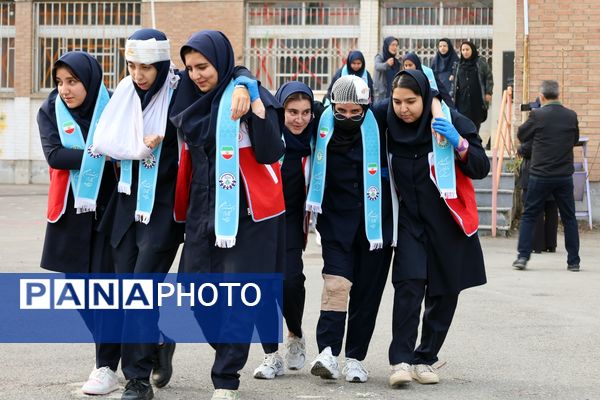 بیست و هفتمین مانور سراسری زلزله در آذربایجان غربی