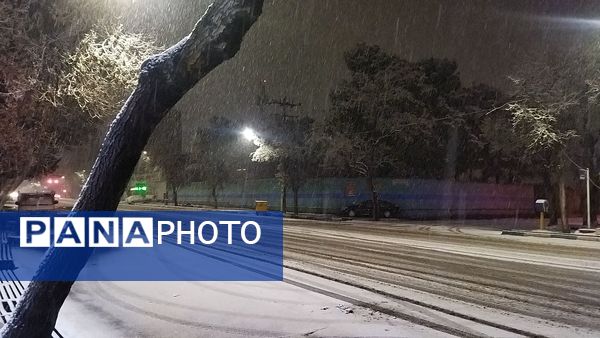 اواخر پاییز و سفید پوش شدن شهر