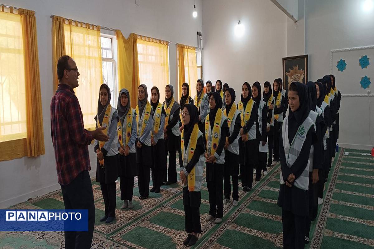 برگزاری اردوی شب مانی سازمان دانش‌آموزی استان البرز 