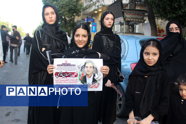 وداع با پیکرهای مطهر شهدای جنایات رژیم صهیونیستی در قم