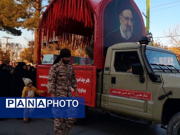 تشییع پیکر مطهر شهدای گمنام در سرار شهرستان برخوار