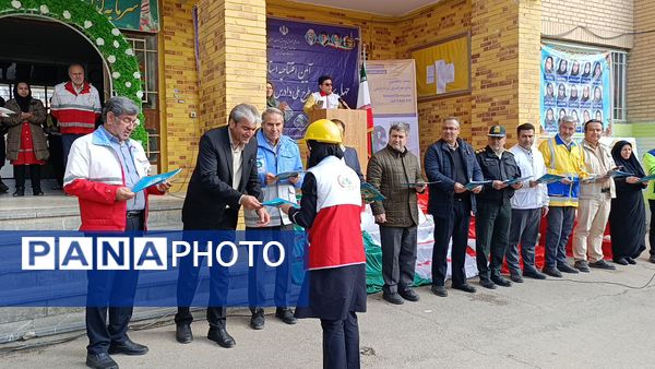 افتتاحیه طرح ملی دادرس و اجرای نمادین مانور سراسری زلزله