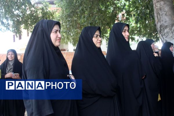 پیاده‌روی جاماندگان اربعین در گلوگاه 
