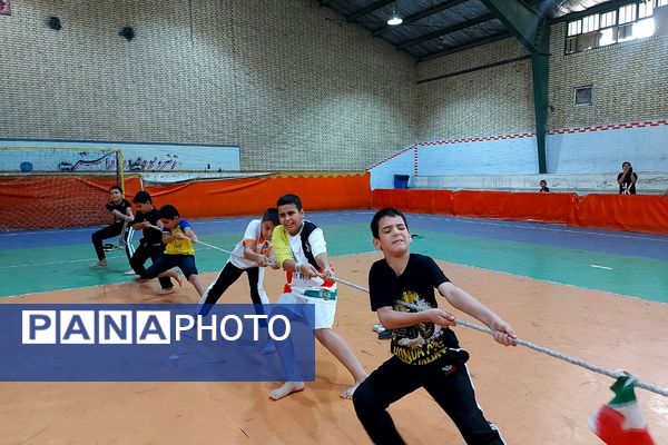 برگزاری مسابقات ورزشی در ورزشگاه شهدای قلعه نو کهریزک