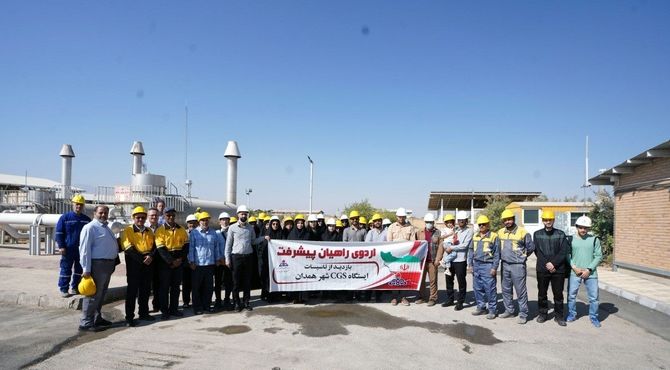 شرکت ملی گاز و نفت، میزبان راهیان پیشرفت شد