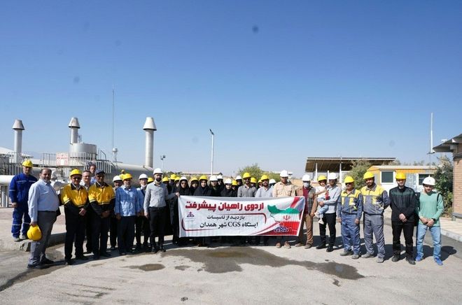 شرکت ملی گاز و نفت، میزبان راهیان پیشرفت شد
