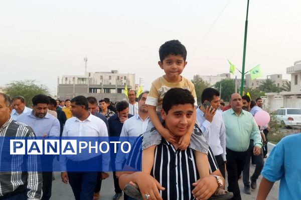 پیاده‌روی خانوادگی عید غدیر در پارسیان