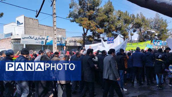 راهپیمایی یوم الله ۲۲ بهمن ماه در شهرستان خلیل‌آباد