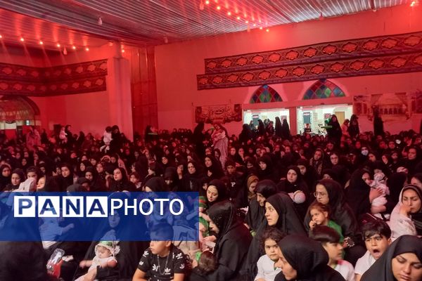 مراسم عزاداری شیرخوارگان حسینی در حرم مطهر امام زاده جعفربن موسی الکااظم (ع) شهرستان پیشوا