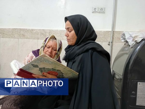 جلسات قرائت قرآن در ایام محرم در خلیل آباد