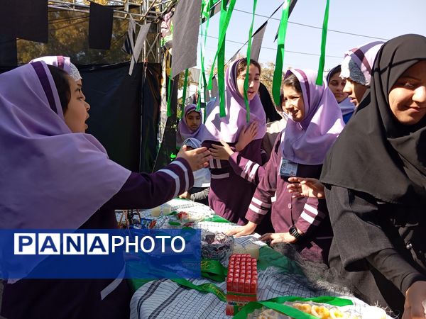دبستان شهید کشاورز در سوگ فاطمیه