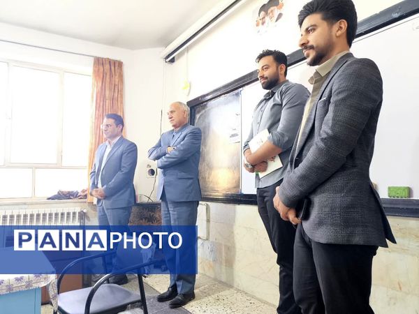 بازدید مسئولین آموزش و پرورش  از دبستان شهید پسندیده فدافن