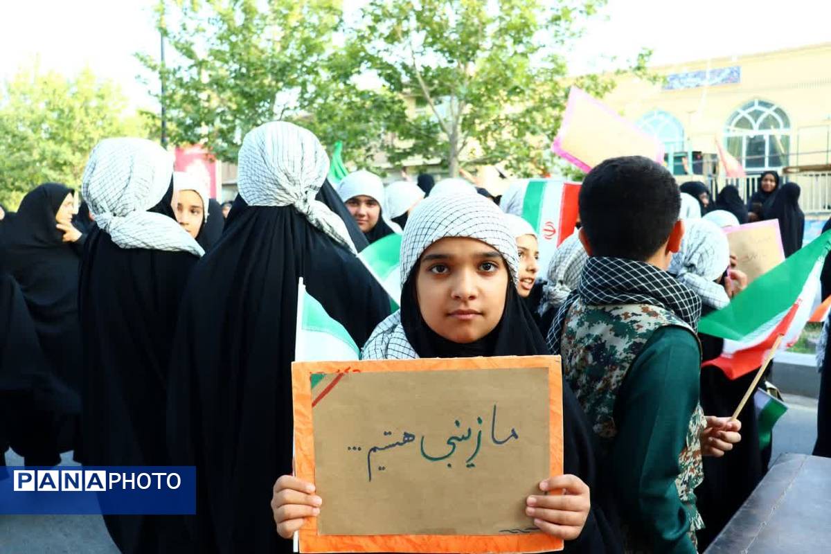 اجتماع زینبیون در شهرستان خلیل آباد 