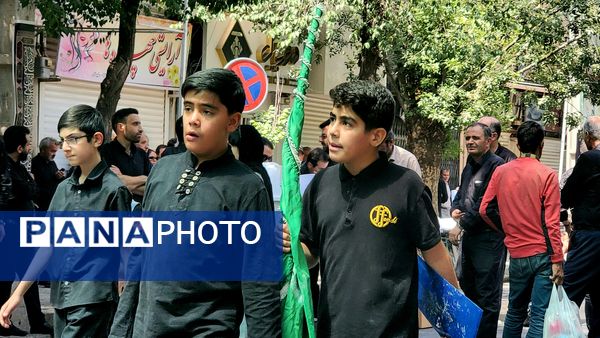 حضور قشر نوجوان و جوان در عزاداری تاسوعای حسینی