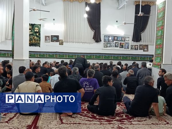 حضور امام جمعه کاشمر در جمع عزاداران روستای ممرآباد