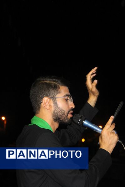 مراسم عزاداری شب هفتم محرم در مسجد امام هادی(ع) شهرکرد