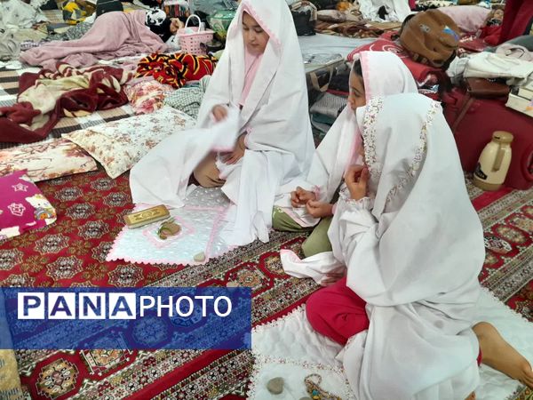 برگزاری مراسم معنوی اعتکاف مادر و دختری در مسجد امام حسن(ع) گالیکش