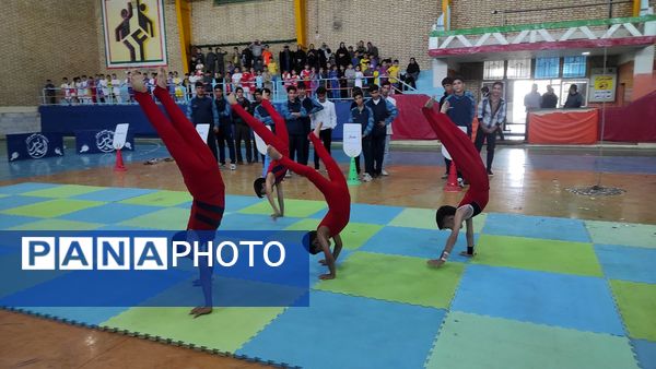 افتتاح المپیاد ورزشی درون‌مدرسه‌ای در هنرستان شهید مافی چناران