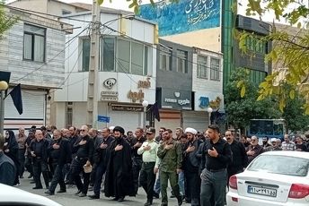 برگزاری مراسم پیاده‌روی جاماندگان اربعین درشهرستان فیروزکوه