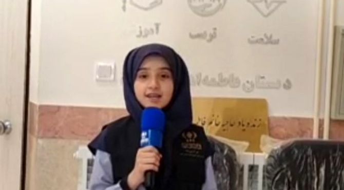 افتتاح بوفه سلامت در دبستان زنده یاد فاطمه اهری هاشمی 