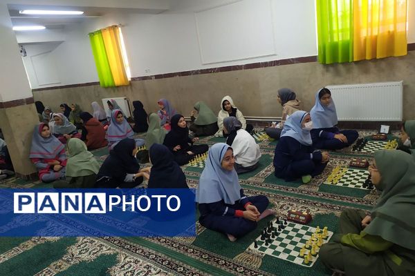 اختتامیه مسابقات شطرنج دختران بهارستان دو