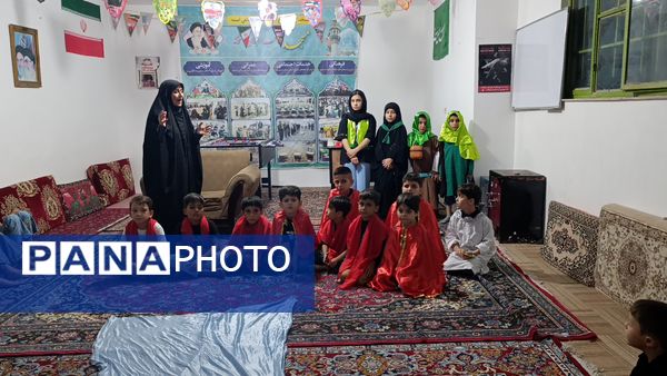 برپایی مهد آدینه نور در مسجد صاحب الزمان آشخانه 