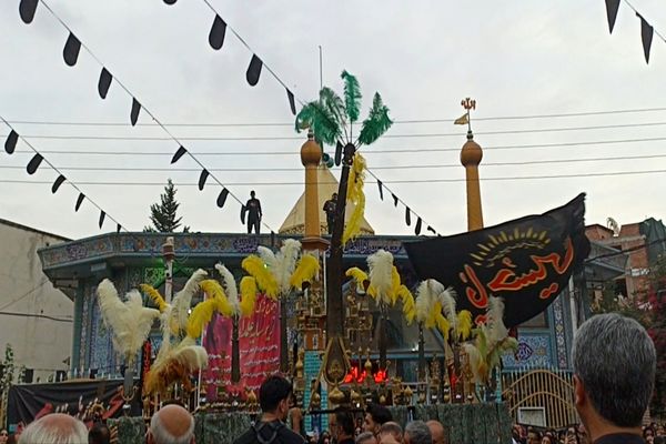 عزاداری شب هفتم محرم در قائمشهر