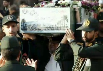 تشییع پیکر شهدای گمنام در شهرستان نقده