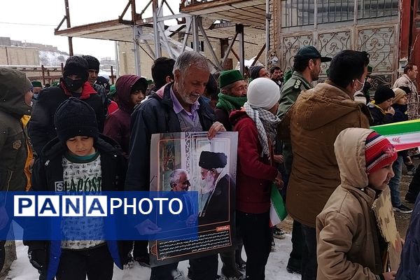 راهپیمایی ۲۲بهمن در شهر بار 