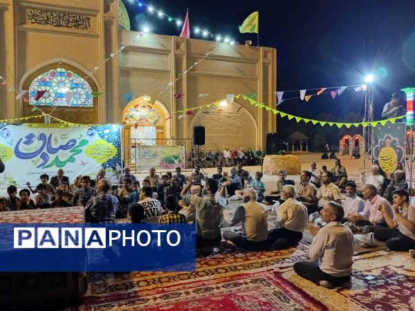 جشن میلاد امام محمد صادق (ع) و حضرت محمد (ص) در امامزاده محمد عابد کاخک