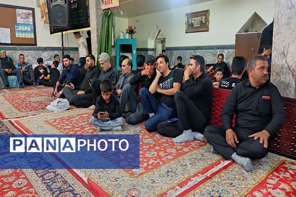 مراسم عزاداری شب تاسوعای حسینی در مسجد جامع شهر بار