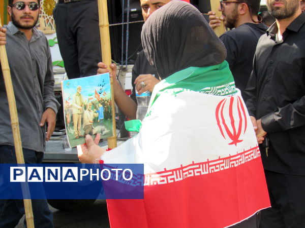 مشتاقان زیارت اربعین در سنندج پای‌کار راهپیمایی جاماندگان