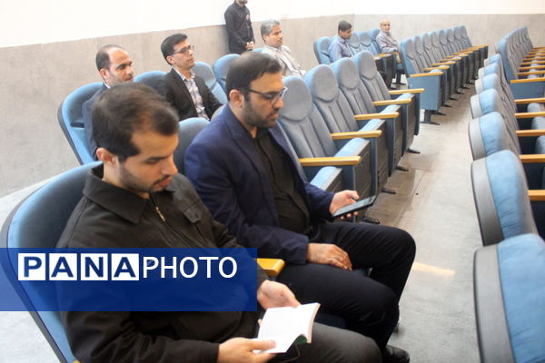 مراسم استقبال از شهید گمنام در اداره‌کل آموزش و پرورش استان بوشهر