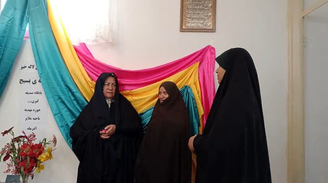 دیدار دانش‌آموزان بسیجی جوکار با خانواده شهید قاسم محمدی