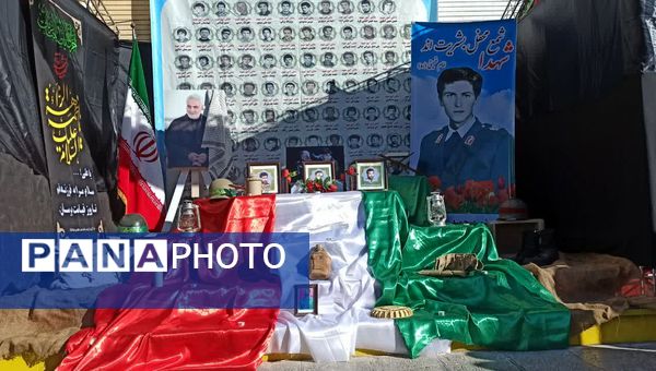 یادواره 118 شهید دانش‌آموز شهرستان بجنورد در مدرسه شاهد فاطمه زهرا(س)