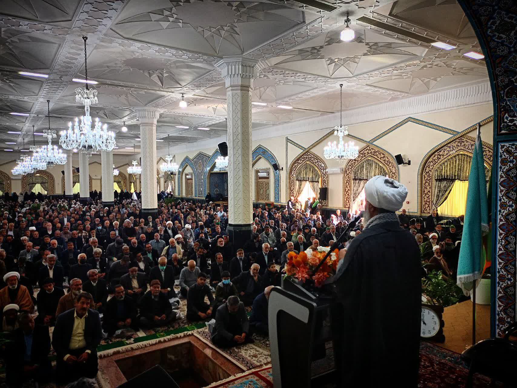 نماز عبادی سیاسی جمعه در زیارتگاه مدرس(ره)