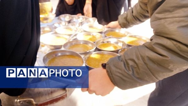 مراسم عزاداری ایام فاطمیه در دبیرستان نمونه مرحوم طاووسی شهرستان خلیل‌آباد 