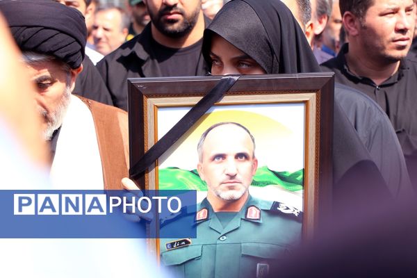 تشییع پیکر شهید نارنجی در ارومیه