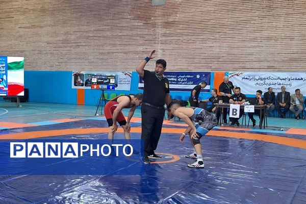 برگزاری مسابقات قهرمانی کشتی آزاد کارگران کشور در شهرستان فیروزکوه
