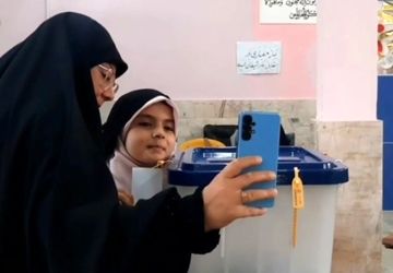 حماسه حضور مردم مشهد در دور دوم انتخابات ریاست‌جمهوری