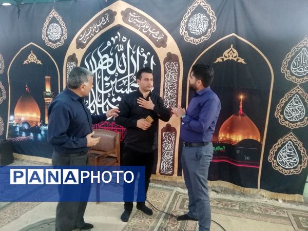 بازدید سرپرست سازمان دانش‌آموزی خوزستان از روند فعالیت‌ها و خدمات‌رسانی به زوار اربعین حسینی در منطقه بستان