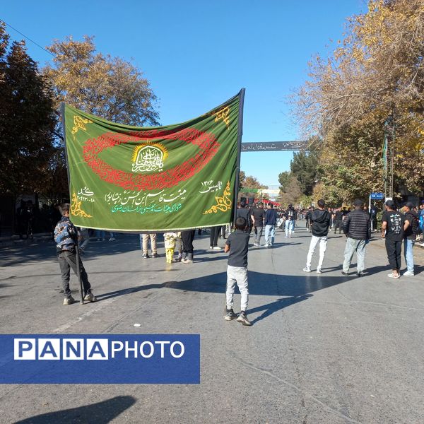 مراسم عزاداری شهادت حضرت فاطمه زهرا (س) در خیابان های نیشابور