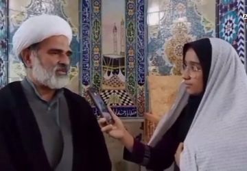 برگزاری اولین نماز جماعت سال تحصیلی در دبیرستان دخترانه عفت یزد