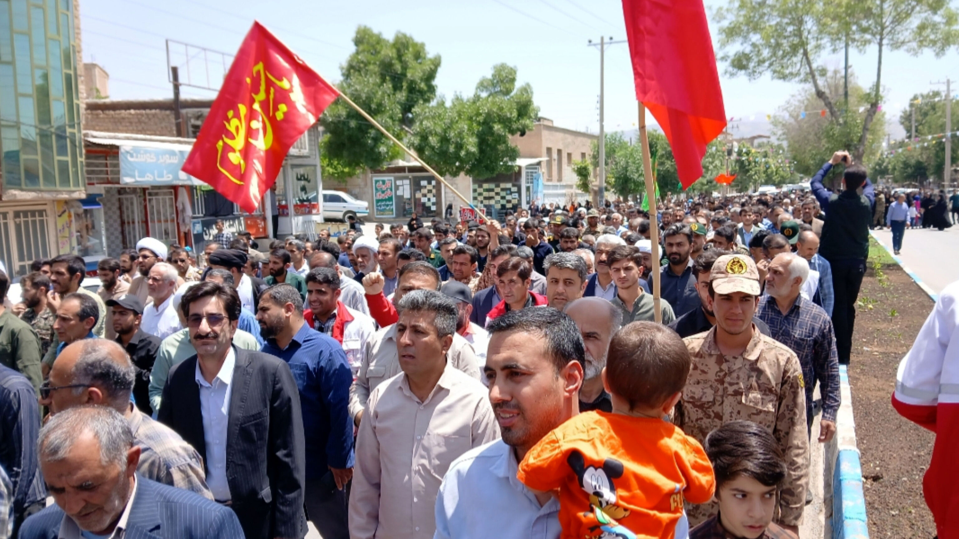 فریاد «مرگ بر اسرائیل» توسط مردم شهید پرور شهرستان لردگان طنین انداز شد