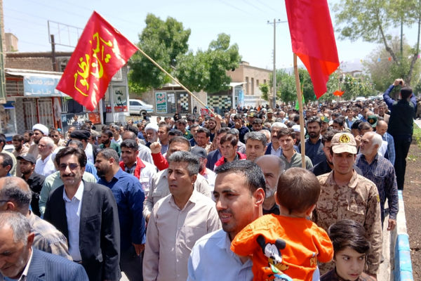 فریاد «مرگ بر اسرائیل» توسط مردم شهید پرور شهرستان لردگان طنین انداز شد