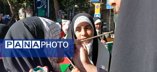 حضور پرشور مردم در راهپیمایی ۱۳ آبان طرقبه